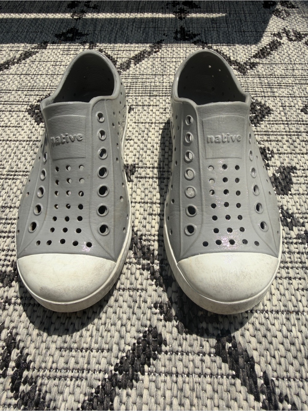 Kids Native Grey Slip-On Water Shoes